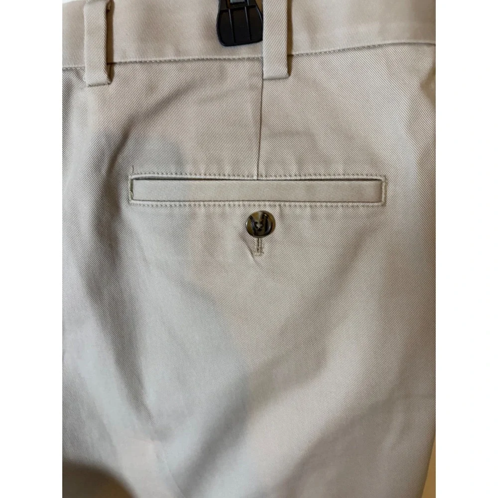 Brooks Brothers Advantage Chino Clark  Fit Khaki Pants Mens 38 x 29 Cotton Blend
